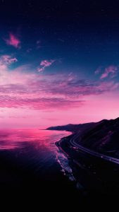 Coast Road iPhone Wallpaper