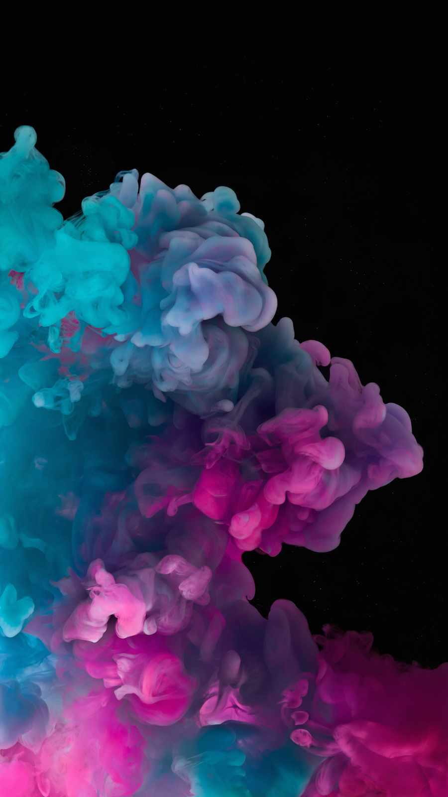 Colorful Smoke Cloud iPhone Wallpaper