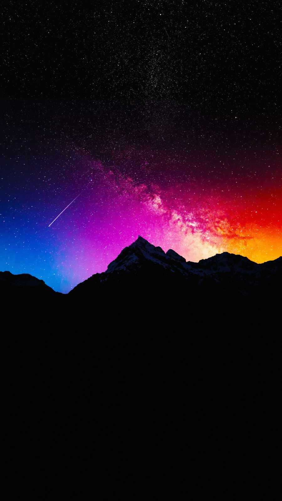 Colorful Space Galaxy iPhone Wallpaper