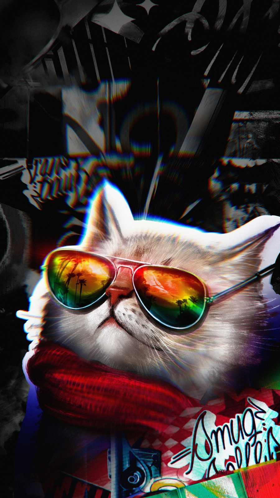 Cool Cat iPhone Wallpaper