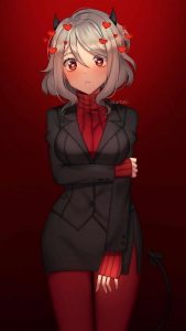 Cute Devil Anime iPhone Wallpaper
