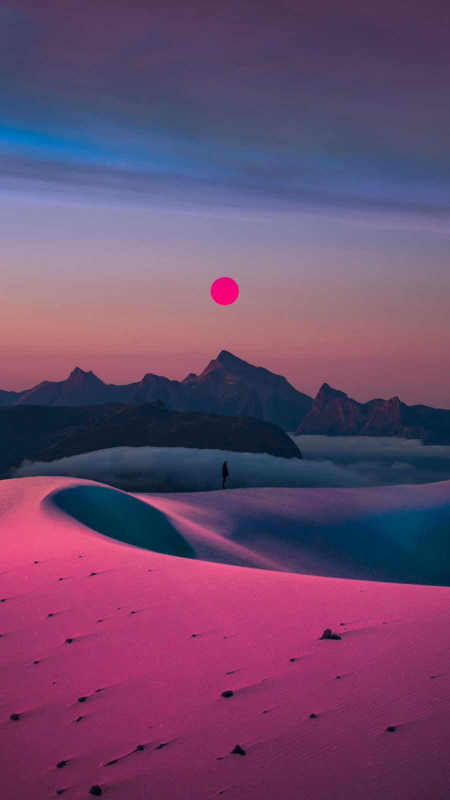 Desert Dunes Sunset iPhone Wallpaper