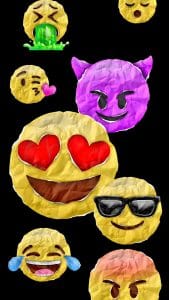 Emoji Faces iPhone Wallpaper
