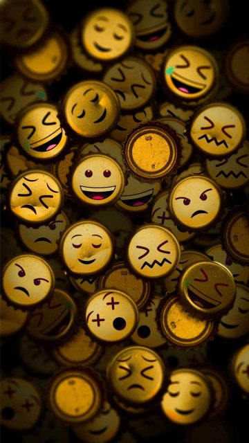 Emotional Faces iPhone Wallpaper