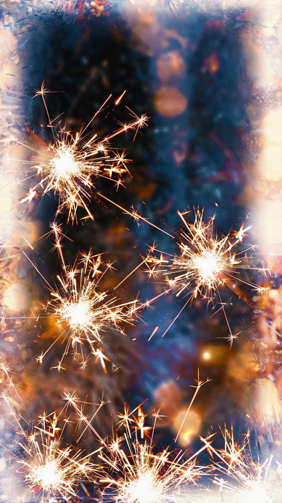 Fireworks Background iPhone Wallpaper
