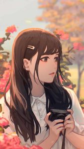 Girl Nature Photography iPhone Wallpaper Girl Nature Photography iPhone Wallpaper