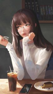 Having Breakfast iPhone Wallpaper Having Breakfast iPhone Wallpaper