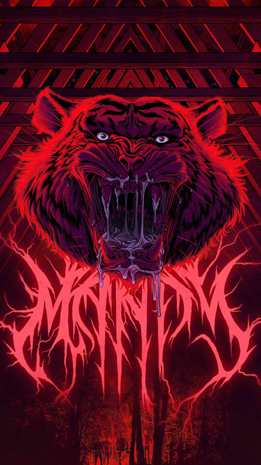 Hungry Beast iPhone Wallpaper