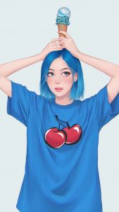 Ice Cream Girl iPhone Wallpaper Ice Cream Girl iPhone Wallpaper