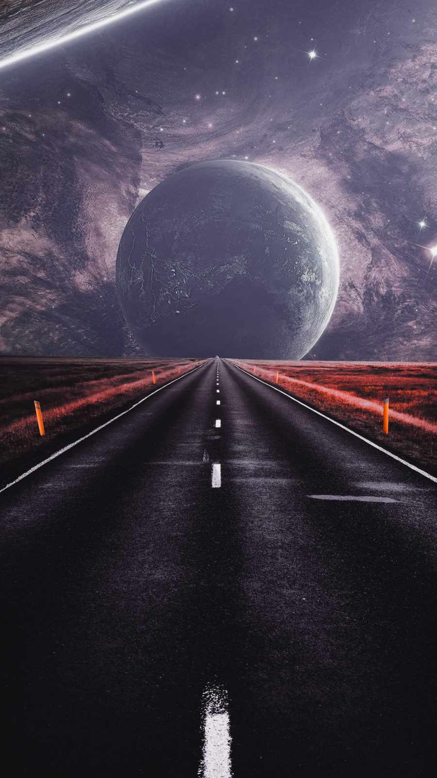 Interstellar Road HD iPhone Wallpaper