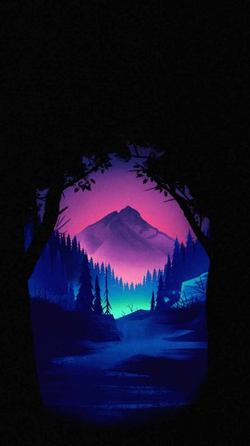 Neon Forest iPhone Wallpaper