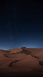 Night Dunes iPhone Wallpaper
