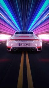 Porsche High Speed iPhone Wallpaper