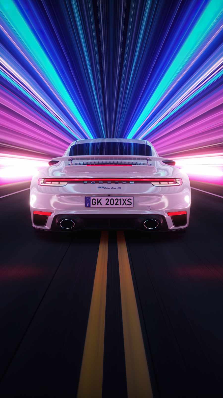 Porsche High Speed iPhone Wallpaper