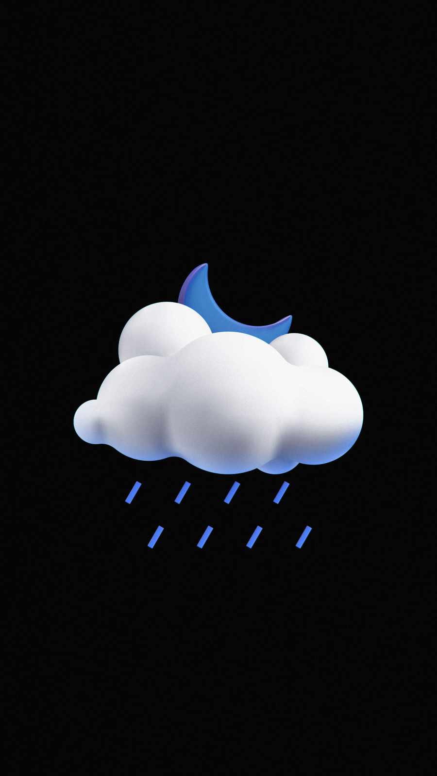 Rain Cloud iPhone Wallpaper