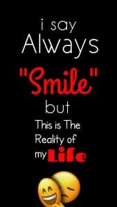 Reality of My Life iPhone Wallpaper