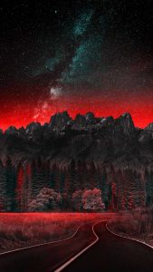 Road to Extraterrestrial World iPhone Wallpaper