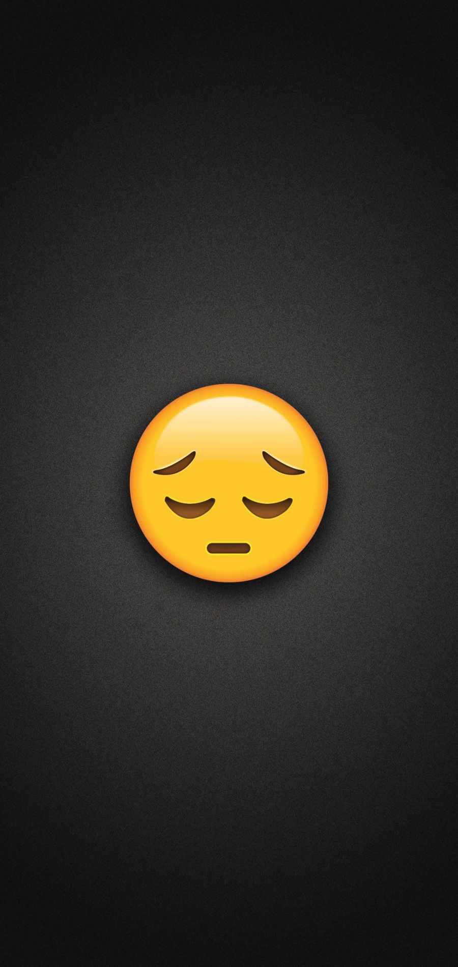 Sad Face iPhone Wallpaper