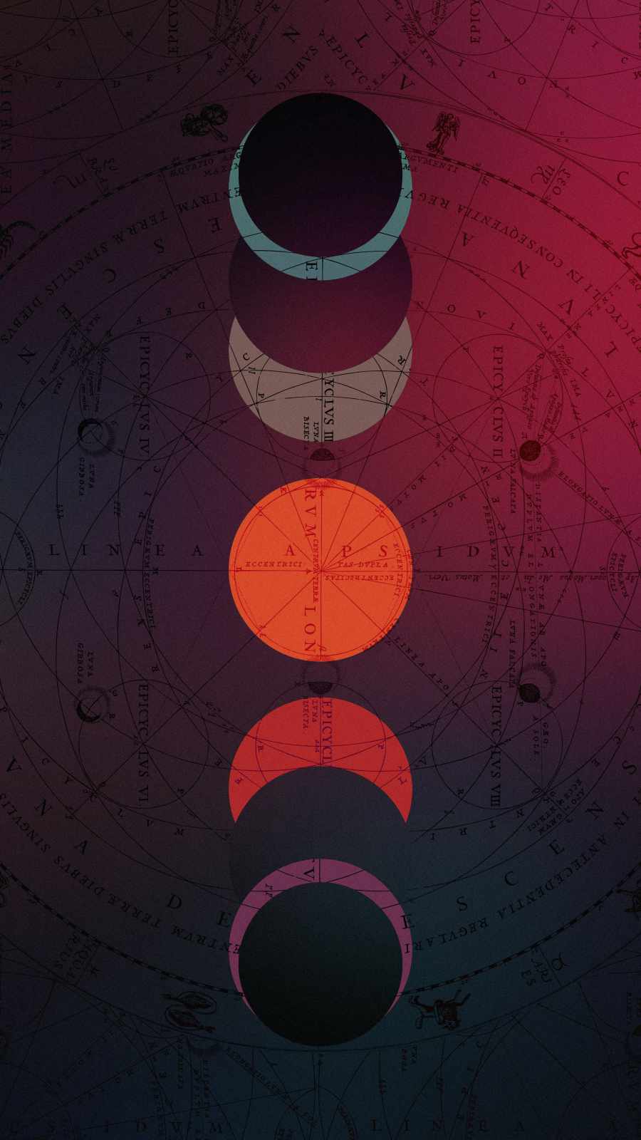Space Map iPhone Wallpaper