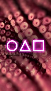Squid Symbols iPhone Wallpaper