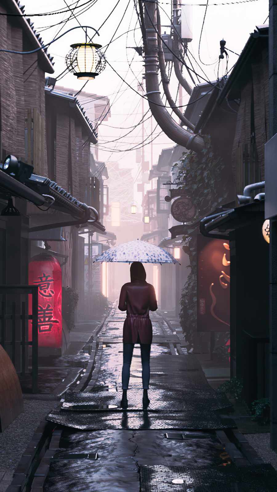 The Alley iPhone Wallpaper