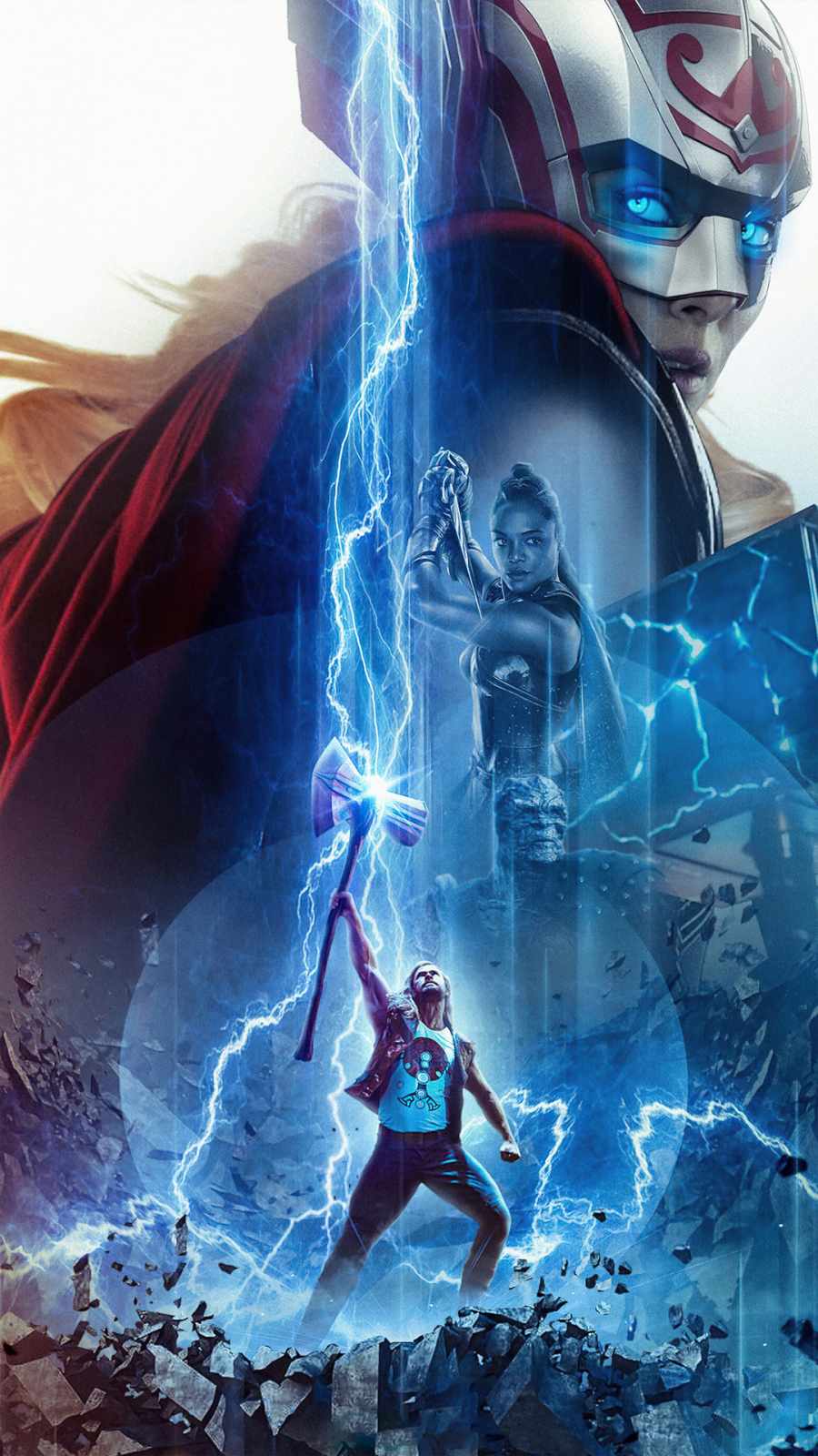 The Thor Love and Thunder iPhone Wallpaper