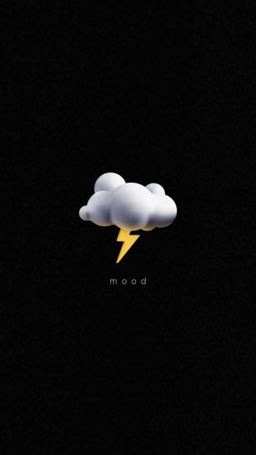Thunder Cloud iPhone Wallpaper