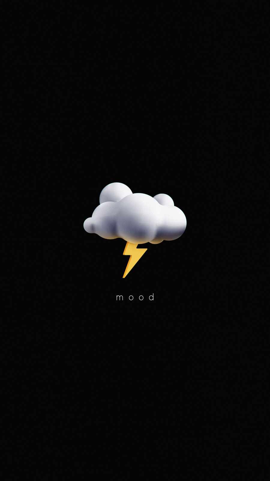 Thunder Cloud iPhone Wallpaper