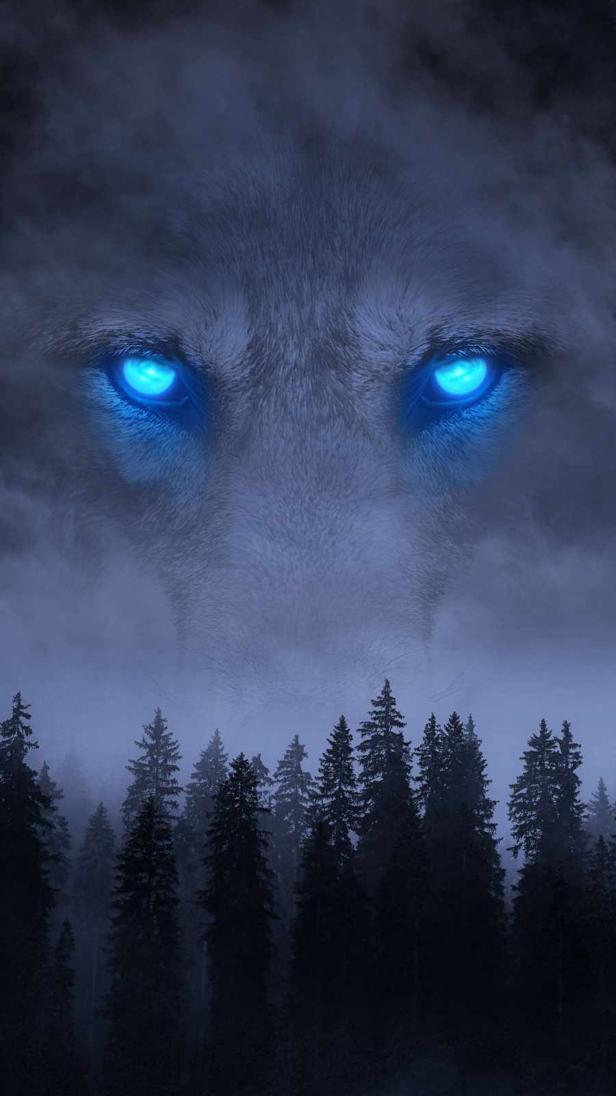 Wolf Forest iPhone Wallpaper