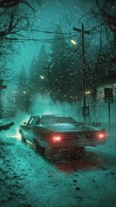 Year 2077 Classic iPhone Wallpaper