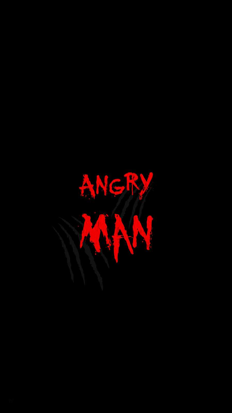 Angry Man HD iPhone Wallpaper
