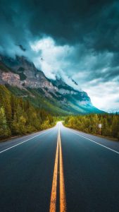 Beautiful Nature Road iPhone Wallpaper