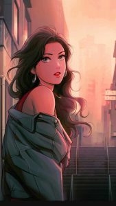 Beauty pose iPhone 13 Wallpaper