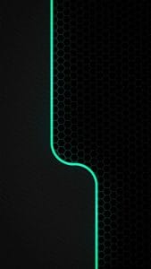 Black Hexagon iPhone Wallpaper