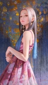 Cute Girl Pose iPhone Wallpaper