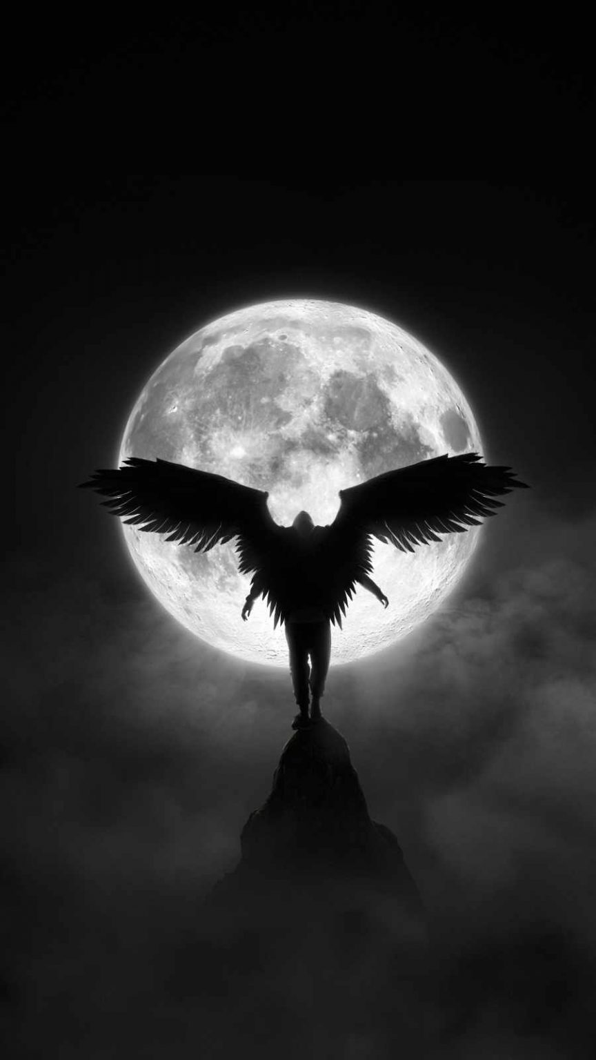 Dark Angel HD iPhone Wallpaper - iPhone Wallpapers