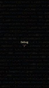 Debug iPhone 13 Wallpaper