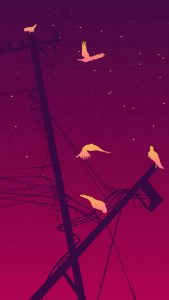 Dream Birds iPhone 13 Wallpaper