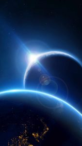 Dual Earth iPhone Wallpaper