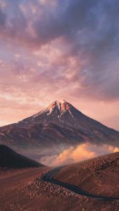 High Altitude Road iPhone 13 Wallpaper