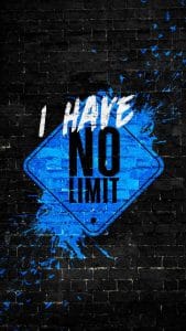 I Have No Limit HD iPhone Wallpaper