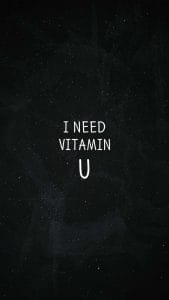 I Need Vitamin U iPhone 13 Wallpaper