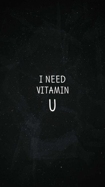 I Need Vitamin U iPhone 13 Wallpaper