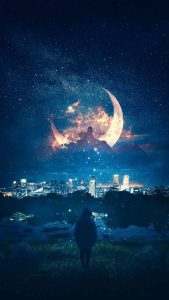 In The Middle Of The Night iPhone 13 Wallpaper