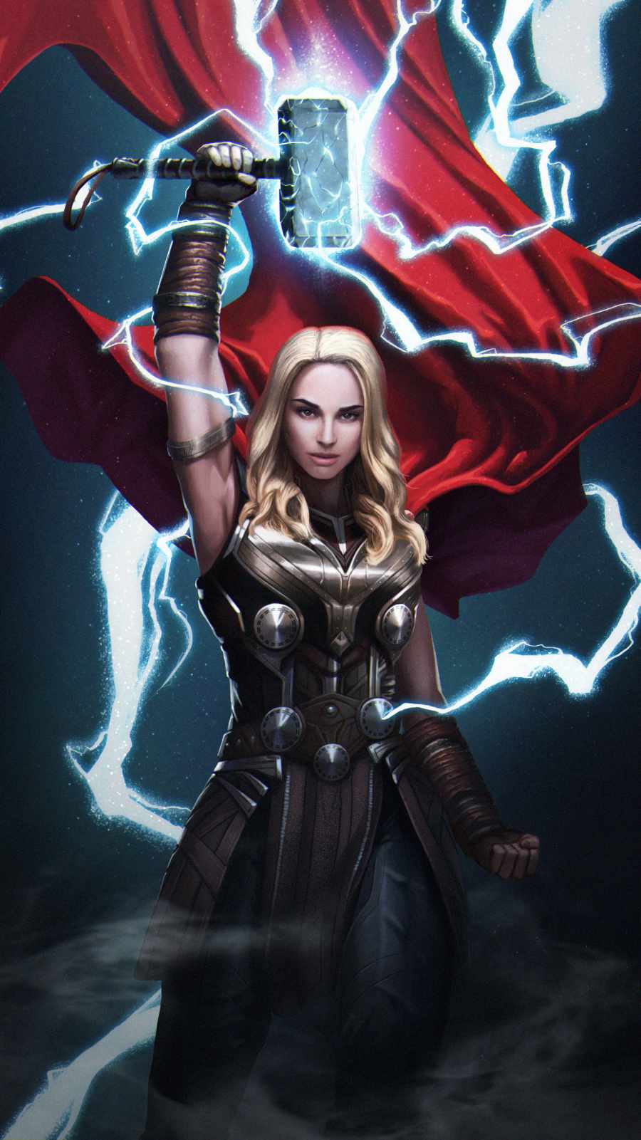 Jane Foster Love and Thunder iPhone 13 Wallpaper