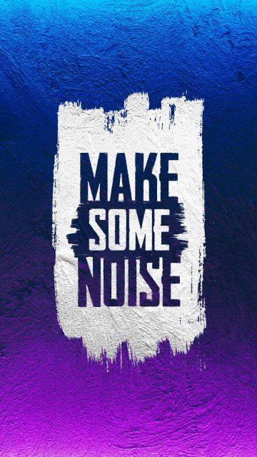 Make Some Noise iPhone Wallpaper