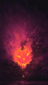 Mister Pumpkin iPhone Wallpaper