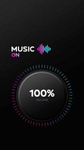 Music Full Volume iPhone Wallpaper