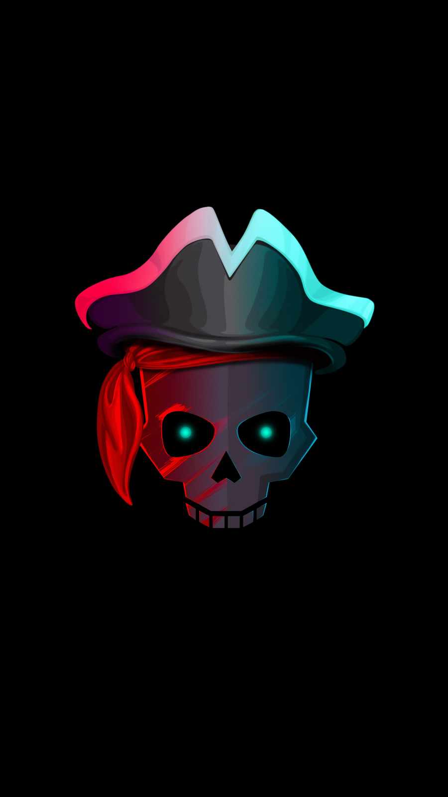 Pirate Skull iPhone Wallpaper