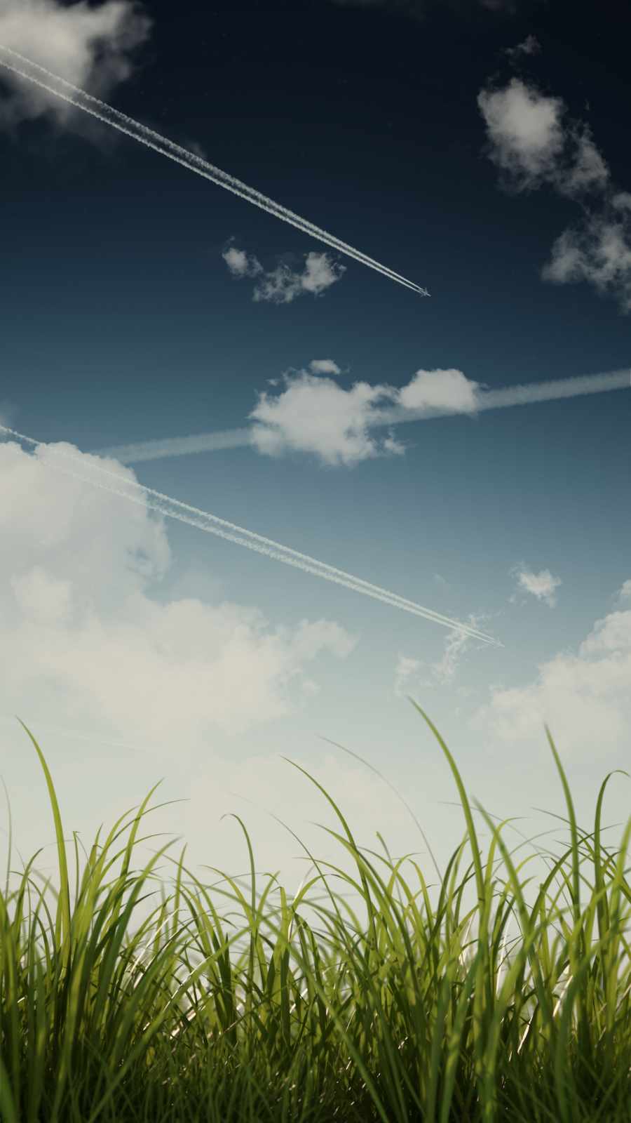 Planes in Sky iPhone Wallpaper